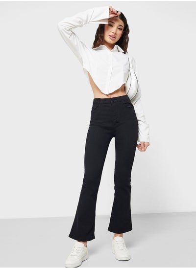 Buy Straight Flare Jeans in UAE