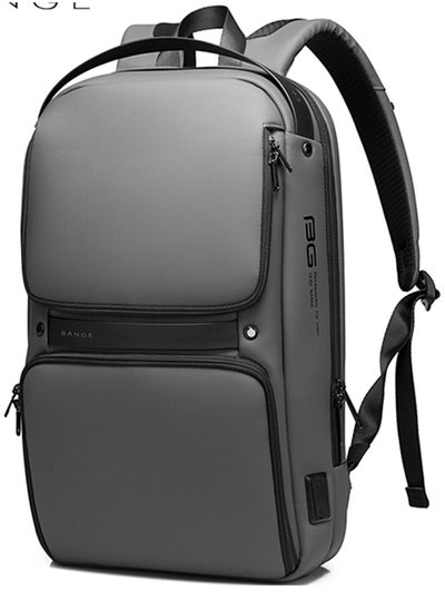 اشتري Fashion Business Anti-Theft Waterproof Backpack with External USB Charging Port Black في السعودية