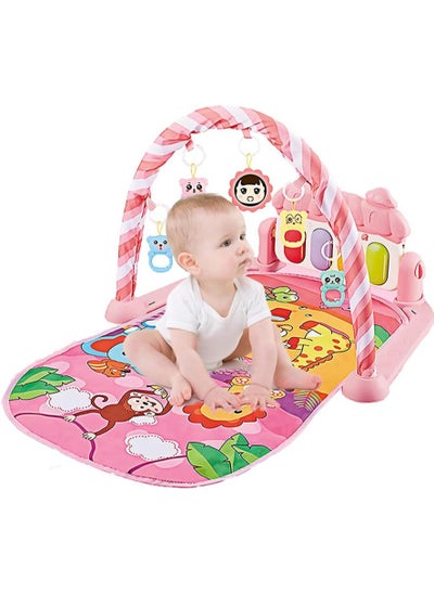 اشتري Baby Music Piano Fitness Rack, Removable Multifunctional Kick and Play Piano Gym Mat, Early Educational Baby Game Pad. في الامارات