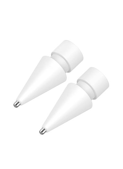 Buy Replacement Tips For Pencil 2 Pack Compatible With Pencil 2Nd Gen And 1St Gen No Wear Out Fine Point Precise Control Pen Like Nibs For Pencil White 1.3Mm in Saudi Arabia