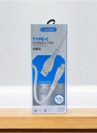 Buy Fast Charging High Quality 6A Type-C Cable in Egypt