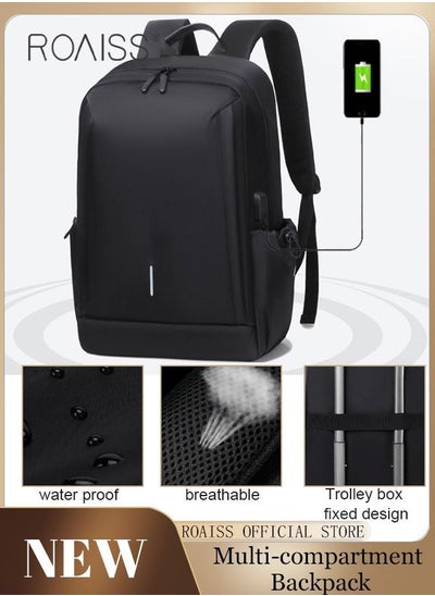 اشتري Large Capacity Outdoor Travel Laptop Backpack for Men Casual Double Shoulder Backpack New Fashion Men's Multifunctional Waterproof Daypack Large Capacity Outdoor Travel Laptop في السعودية