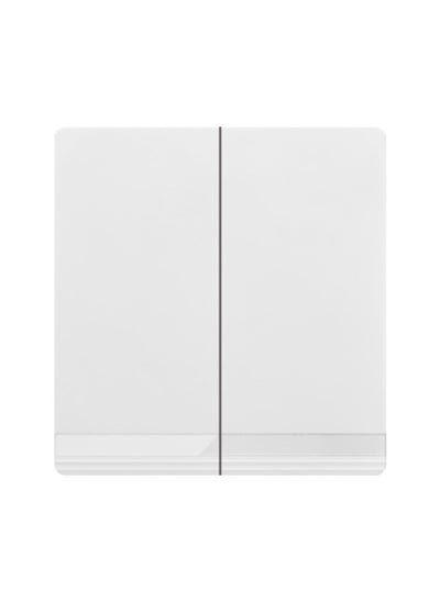 Buy Vmax V5 Series 2 Gang 2 Way Wall Switch 3X3 Inches White Ivory in UAE