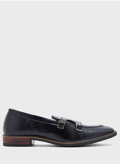 Buy Monk Strap Details Formal Slip Ons in UAE