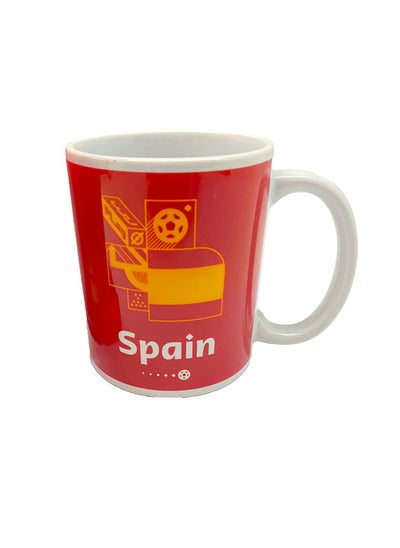 Buy Football World Cup 2022 Mug 11oz - Spain in UAE