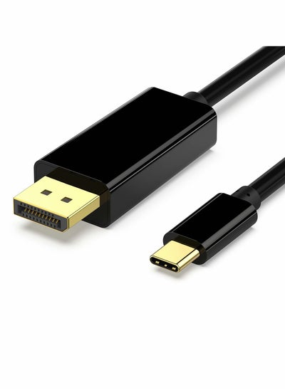 Buy USB C to DisplayPort Cable, 4K Resolution at 60Hz, 6ft Length in UAE