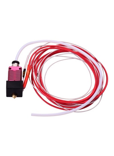 Buy Extruder Hot End Kit For Ender 3/Ender 3 Pro 3D Printer White/Red/Black in UAE