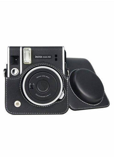 Buy Camera Case for Mini 40， Instant Camera Protective Case Compatible with Instax Mini 40 Instant Film Camera (Black) in UAE