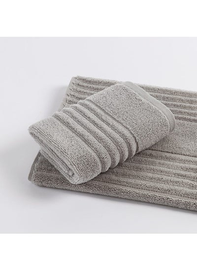 اشتري Serenity Face Towel, Grey - 500 GSM, 33x33 cm في الامارات