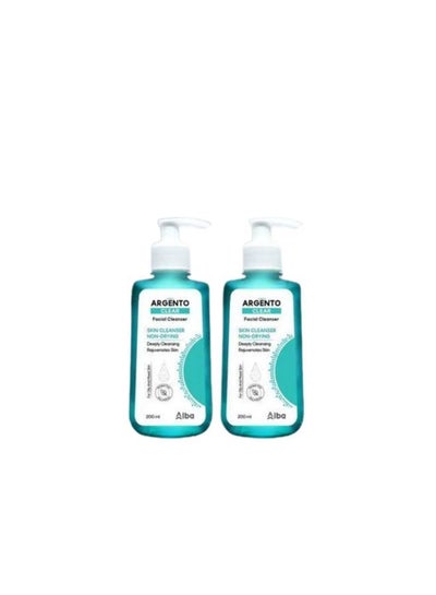 Buy Argento Clear Facial Cleanser For All Skin Types, 200 M + 1 Free in Egypt