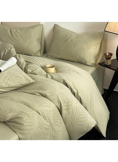 Buy 4-Piece Cotton Comfortable Set Bed Sheet Set Gift Birthday Gift Moving Gift in Saudi Arabia