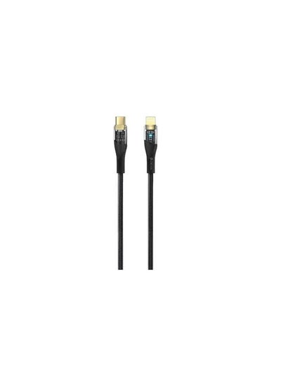 Buy DEVIA MP-52-7 Star Series 3A C Lightning PD Fast Woven Cable, 1 Meter Cable Length, Black in Egypt