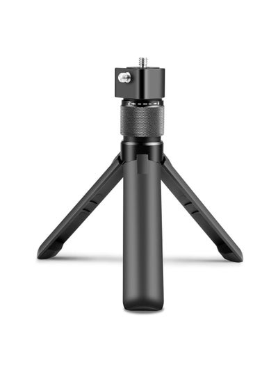 Buy Rotary Handle Desktop Tripod Stand For Insta 360, 360 Degree Rotatable, Made with High Quality Aluminum Alloy (Black) in UAE