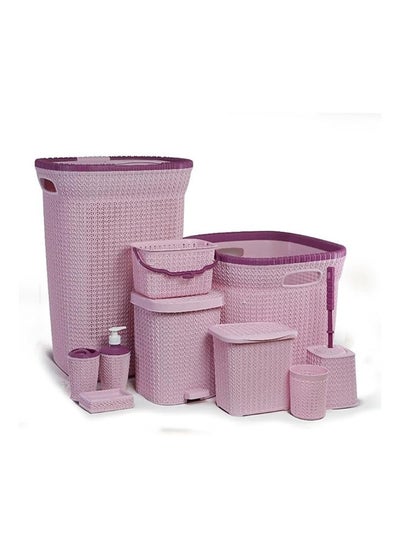 Buy Net Bathroom Plastic Set 10 Pcs in Egypt