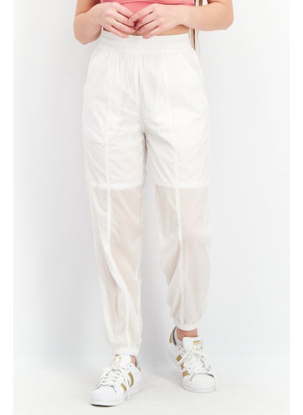 Buy Women Sportwear Fit Training Track Pants, White in UAE