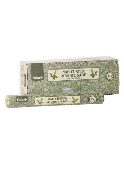 اشتري Nag Champa & White Sage 15g Agarbathi Incense Pack of 6 في الامارات