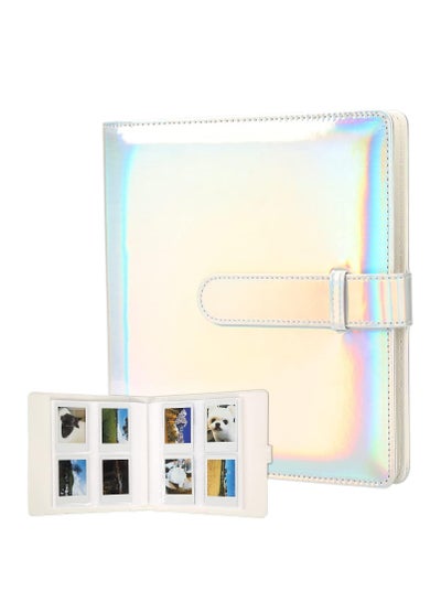 اشتري Pieces Of Moment Mini Book Album,256 Pockets Photo Album for Fujifilm Instax Mini 11 90 70 50S 26 25 9 8+ 8 7S Instant Camera (Magic Silver) في السعودية