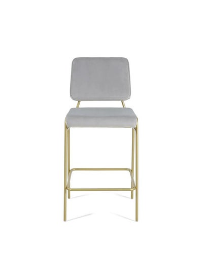 Buy Naomi Barstool Grey/Gold in UAE