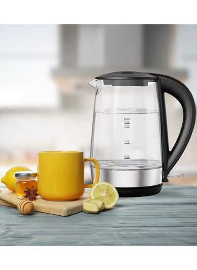 Buy LePresso 360 Transparent Quick-Boil Glass Kettle in UAE