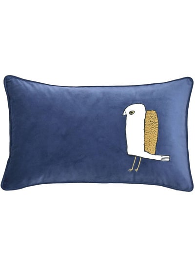 Buy 30X55 Cm Small Stone Bird Embroidered Cushion Ecc-035 in UAE