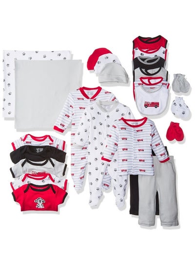 Buy Unisex Baby Layette Gift Cube Fire Truck 06 Months in UAE