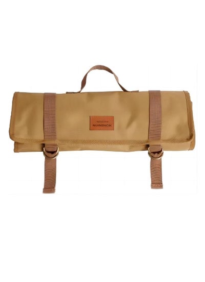 اشتري Tent Pile Storage Bag Max 14.96"38cm In Length Color Khaki, Suitable for Camping Hammer Set في الامارات