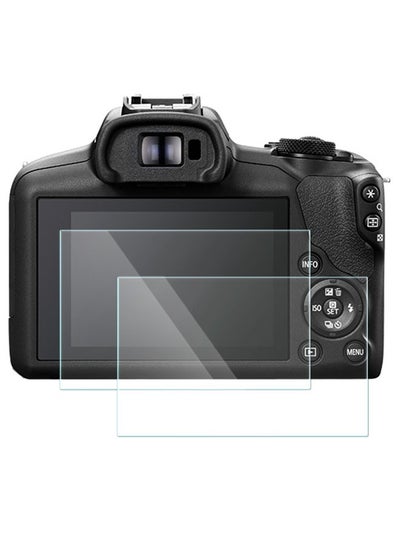 Buy 2 PACK Screen Protector for Canon EOS R100 Tempered Glass Cover 0.3mm 9H Hardness Anti-Scrach Anti-Bubble in UAE