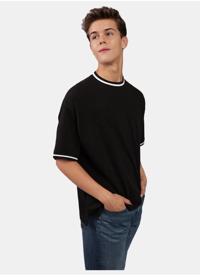 Buy AE Oversized Ringer Pique T-Shirt in Egypt