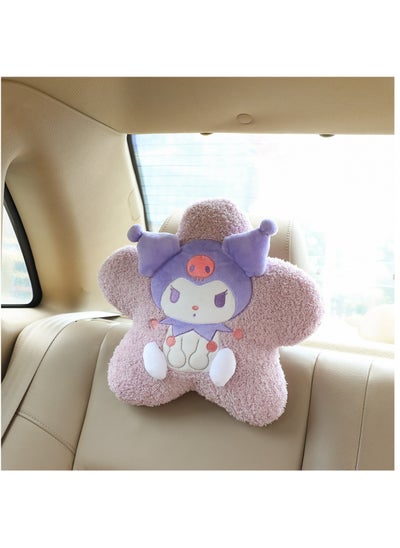 Buy Sanrio Kuromi Car Pillow Neck Support Neck Pillow All Seasons Ultra Comfortable Car Headrest Diameter 32cm/12.5in in Saudi Arabia