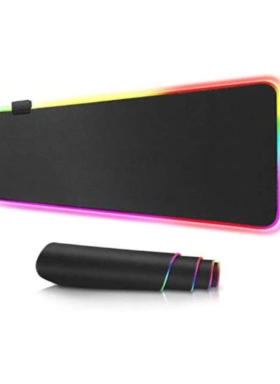 اشتري بساط USB RGB للوحة المفاتيح والماوس والكمبيوتر المحمول والكمبيوتر المحمول مقاس 31.5 × 12 بوصة في الامارات