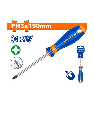 Buy Wadfow PH3X15 Phillips Screwdriver - 150mm (WSD2236) in UAE