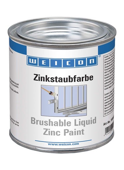 Buy WEICON Brushable Zinc Paint 375 ml Rust and Corrosion Protection for Metal Surfaces in UAE