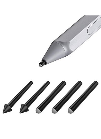 اشتري Pen Tips for Surface Pen, (5 Pack, HB/HB/HB/2H/2H Type) Original Replacement Kit Fit Pro 2017 (Model 1776) and 4 في السعودية