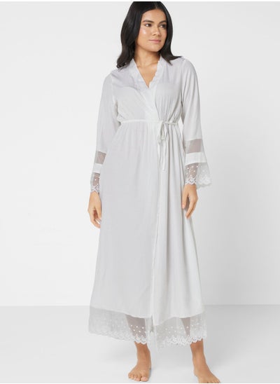 Buy Lace Trim Night Dress in Saudi Arabia