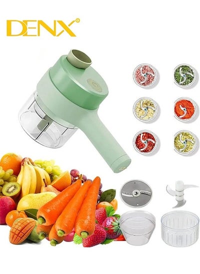 Buy Portable, Multi-Functional, Cordless, Rechargeable Electric Vegetable Slicer in Saudi Arabia