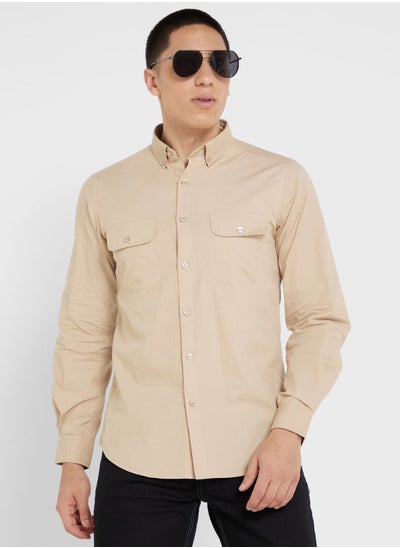 اشتري Pure Cotton Casual Double Pocket Shirt في السعودية