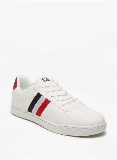 Buy Men'S Textured Lace-Up Casual Sneakers in UAE