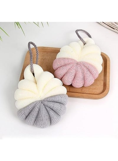 اشتري 2Pcs Bath Sponge Shower Loofahs Random Color في مصر