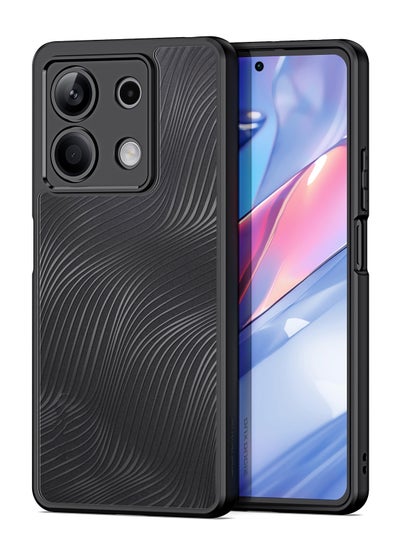 Buy DUX DUCIS Aimo Series Cover for the Xiaomi Redmi Note13 5G mobile phone slim, transparent matte cover made of TPU, polycarbonate, polypropylene, silicone - Black in Egypt