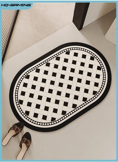 Buy Bathroom Rugs, Non-Slip Bath Mat, Bathroom Carpet & Floor Mat, Highly Absorbent, Quick-Dry,Durable, Machine Washable for Shower, Tub, Toilet & Bathroom Floors in Saudi Arabia