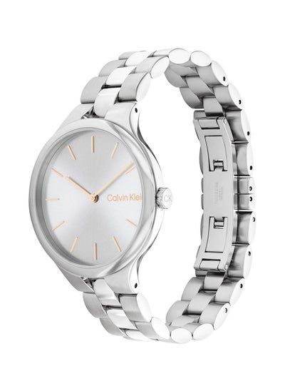 Buy Analog Round Waterproof  Wrist Watch With Stainless Steel 25200128 in Saudi Arabia