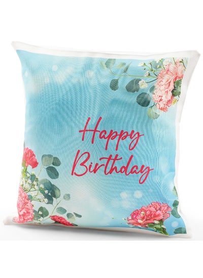 Buy Birthday Wishes Flower Cushion in UAE