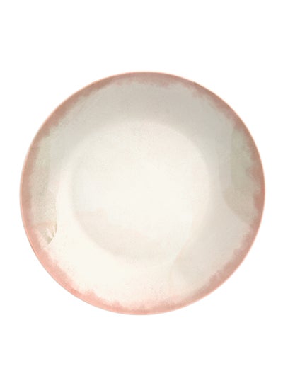 Buy Natur 22cm Decorated Porcelain Deep Plate in UAE