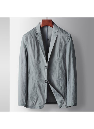 اشتري Mens Casual Blazer Lightweight Spring 2024 Grey في السعودية