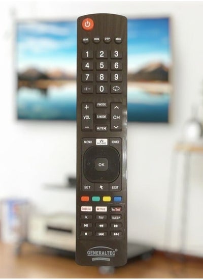 Buy Generaltec Tv Remote Replacement Remote Compatible With Generaltec Smart Tv Led Lcd in UAE