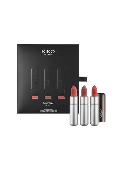 Buy Pack Of 3 Powdery Lip Set 01 in UAE