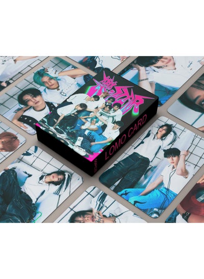 اشتري 55PCS Stray Kids new album ROCK STAR Lomo Card في السعودية