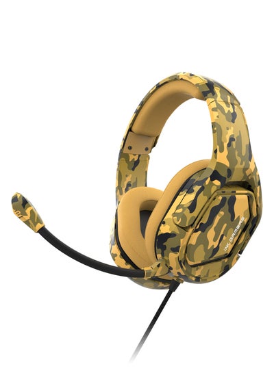 اشتري GX500 Premium Over Ear Wired Gaming Headset for PS4/PS5/XBox/Switch/PC - Brown Camouflage في السعودية