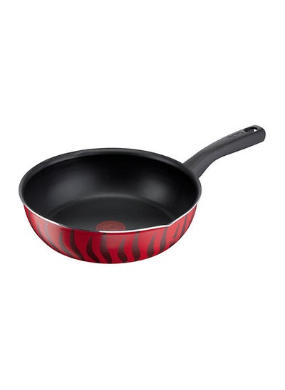 Buy G6 Tempo Flame Tempo Flame Non-Stick Wokpan With Thermo Signal Red/Black in UAE