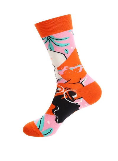 اشتري Unisex Absorb Sweat and Deodorize Socks 3 Pairs High Quality Socks One Size Fits All في الامارات